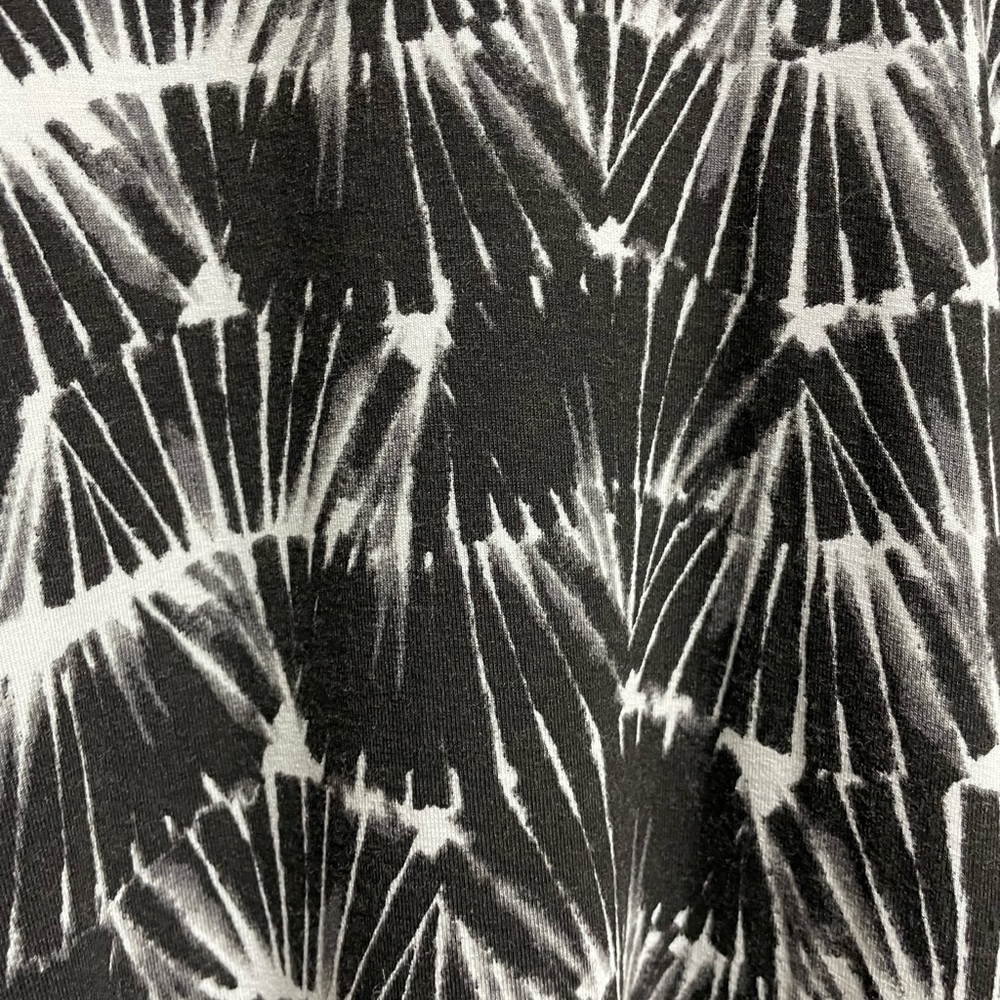 Cynthia Rowley Skirt Small Black/White Tye Dye Look - Picture 4 of 5
